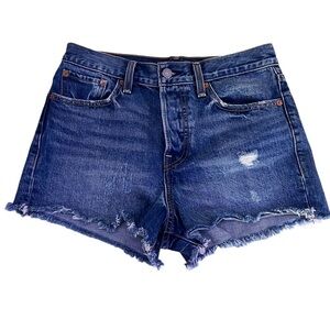 𝅺Levi’s Button Fly Distressed Cut-off Shorts Size 28